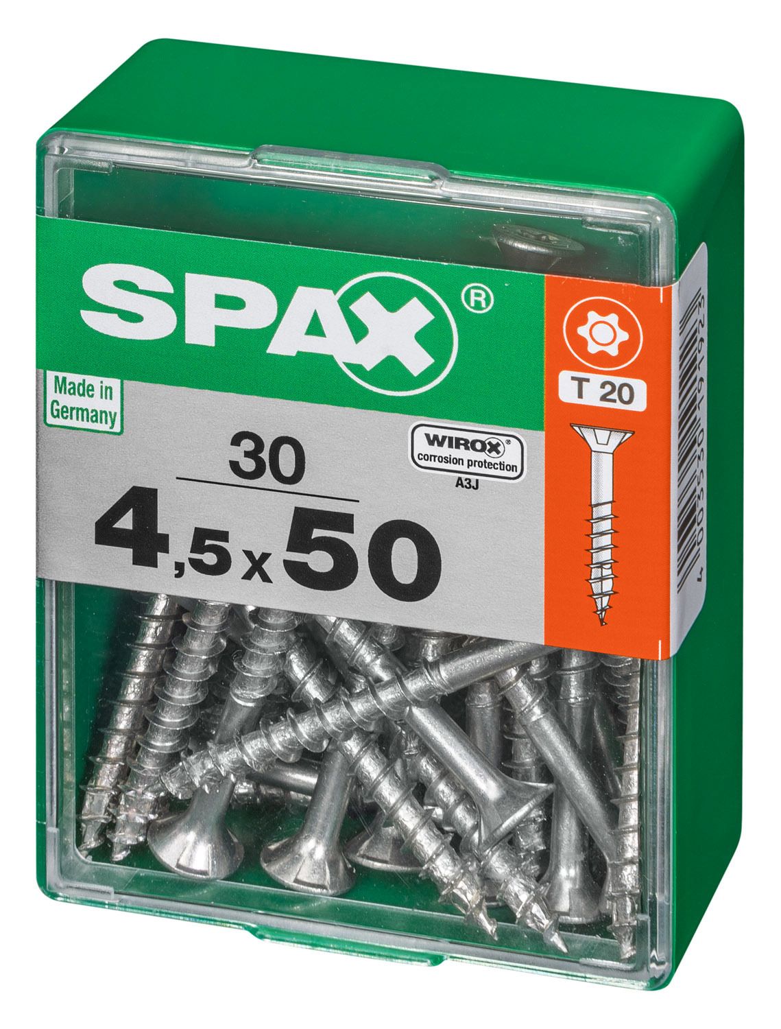 PLANA SPAX T-STAR PLUS T20 WIROX M 30 UD.