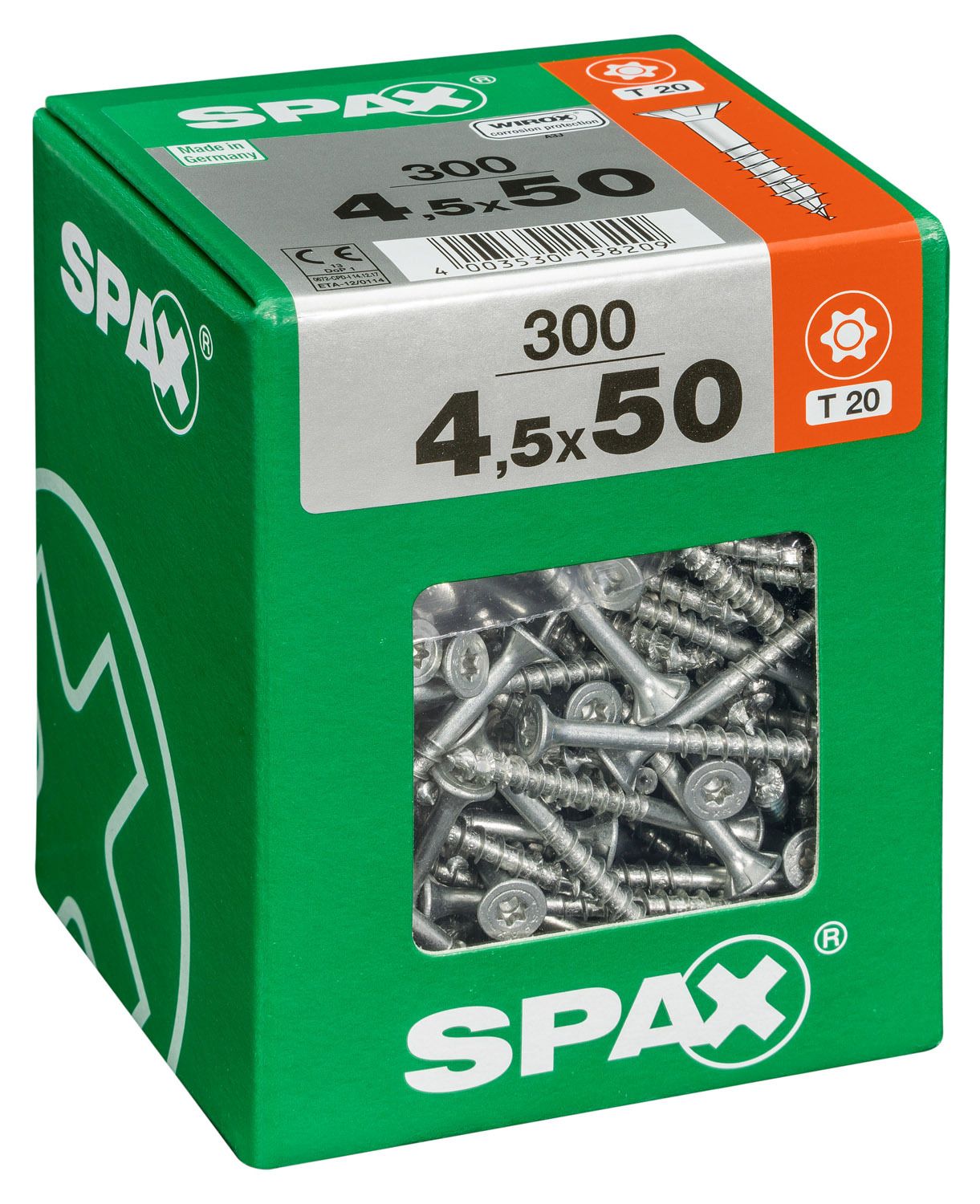 PLANA SPAX T-STAR PLUS T20 WIROX XXL 300 UD.