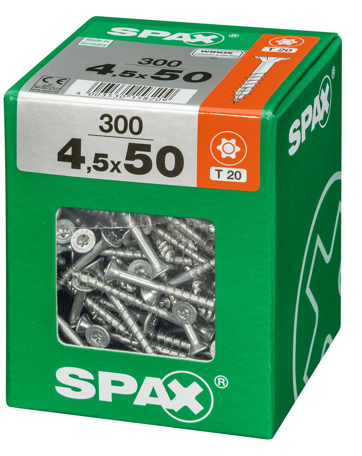PLANA SPAX T-STAR PLUS T20 WIROX XXL 300 UD.