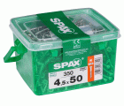 PLANA SPAX T-STAR PLUS T20 WIROX CAJA DE PLÁSTICO CON ASA S 350 UD.