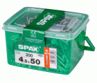 PLANA SPAX T-STAR PLUS T20 WIROX CAJA DE PLÁSTICO CON ASA S 350 UD.