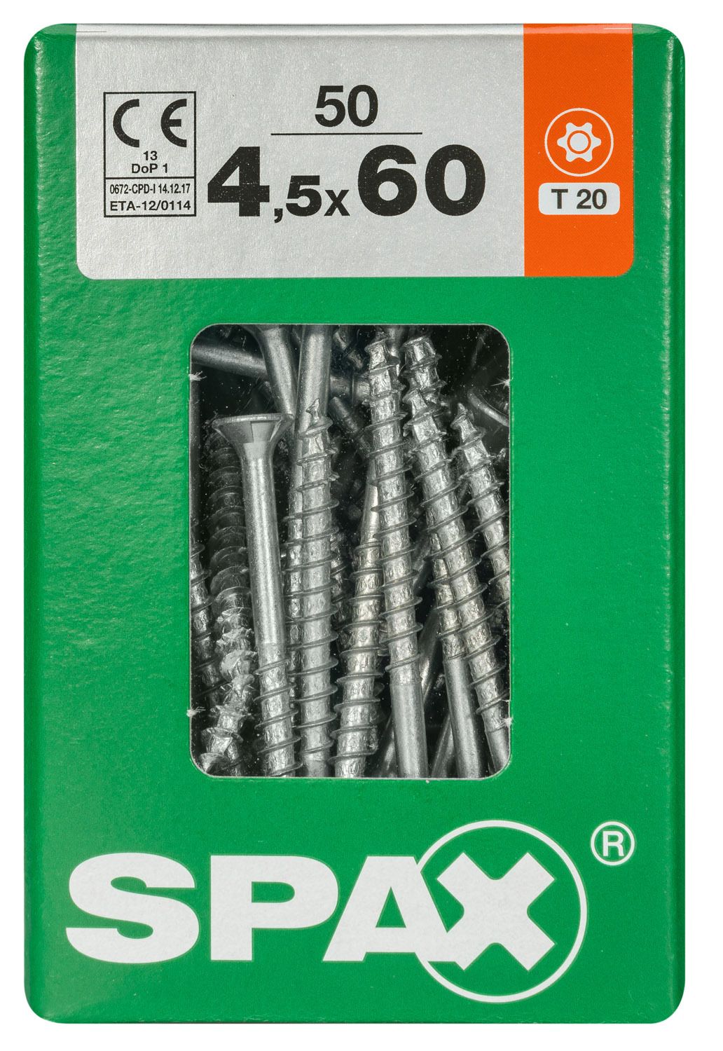 PLANA SPAX T-STAR PLUS T20 WIROX L 50 UD.