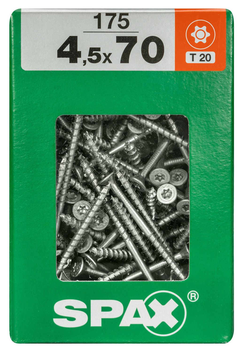 PLANA SPAX T-STAR PLUS T20 WIROX XXL 175 UD.