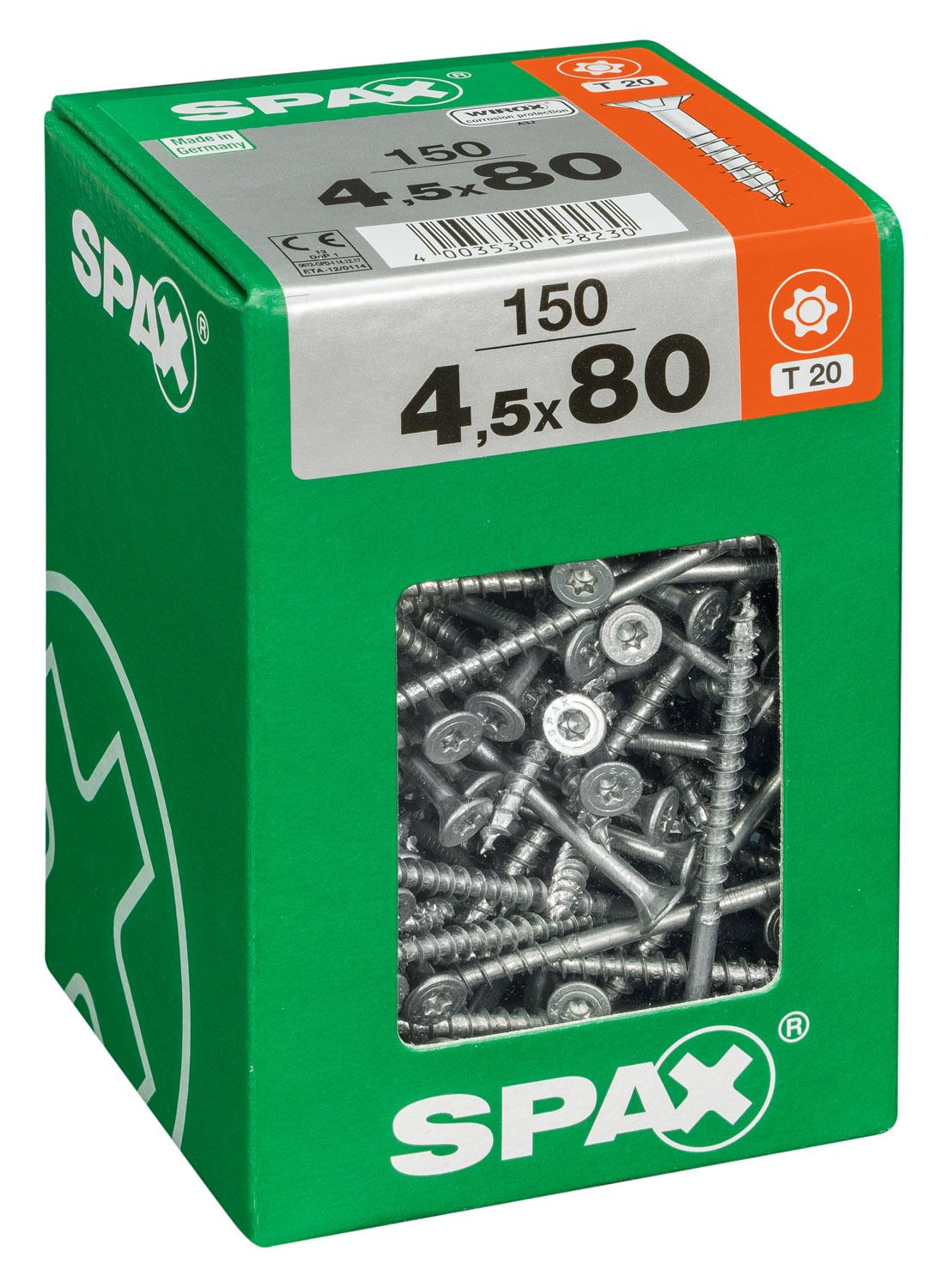 PLANA SPAX T-STAR PLUS T20 WIROX XXL 150 UD.