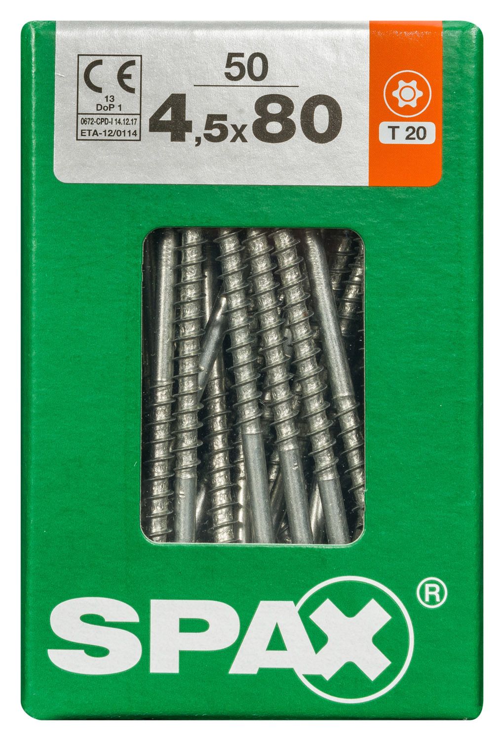 PLANA SPAX T-STAR PLUS T20 WIROX L 50 UD.