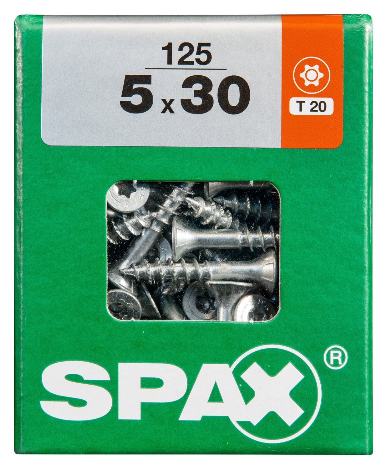 PLANA SPAX T-STAR PLUS T20 WIROX L 125 UD.