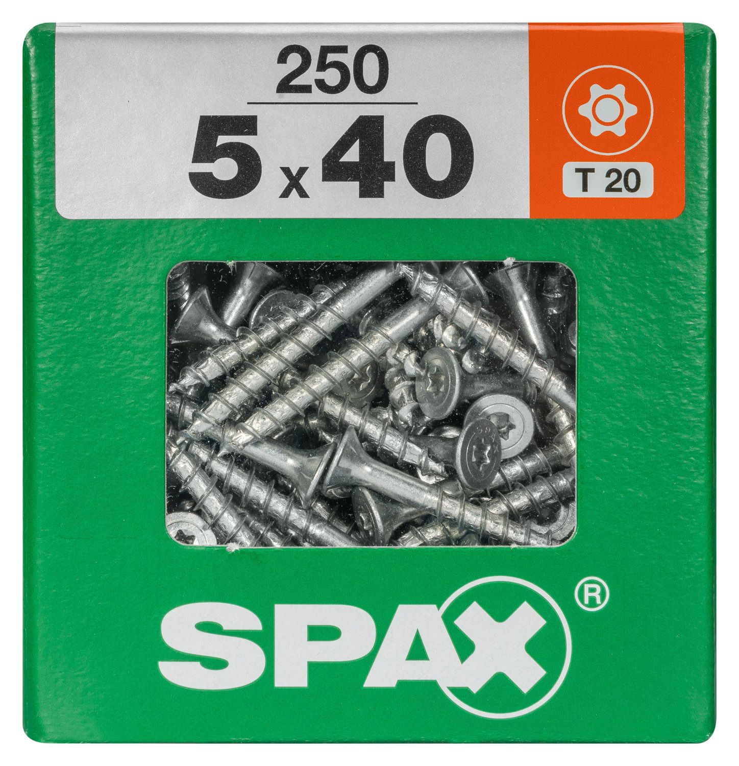 PLANA SPAX T-STAR PLUS T20 WIROX XXL 250 UD.