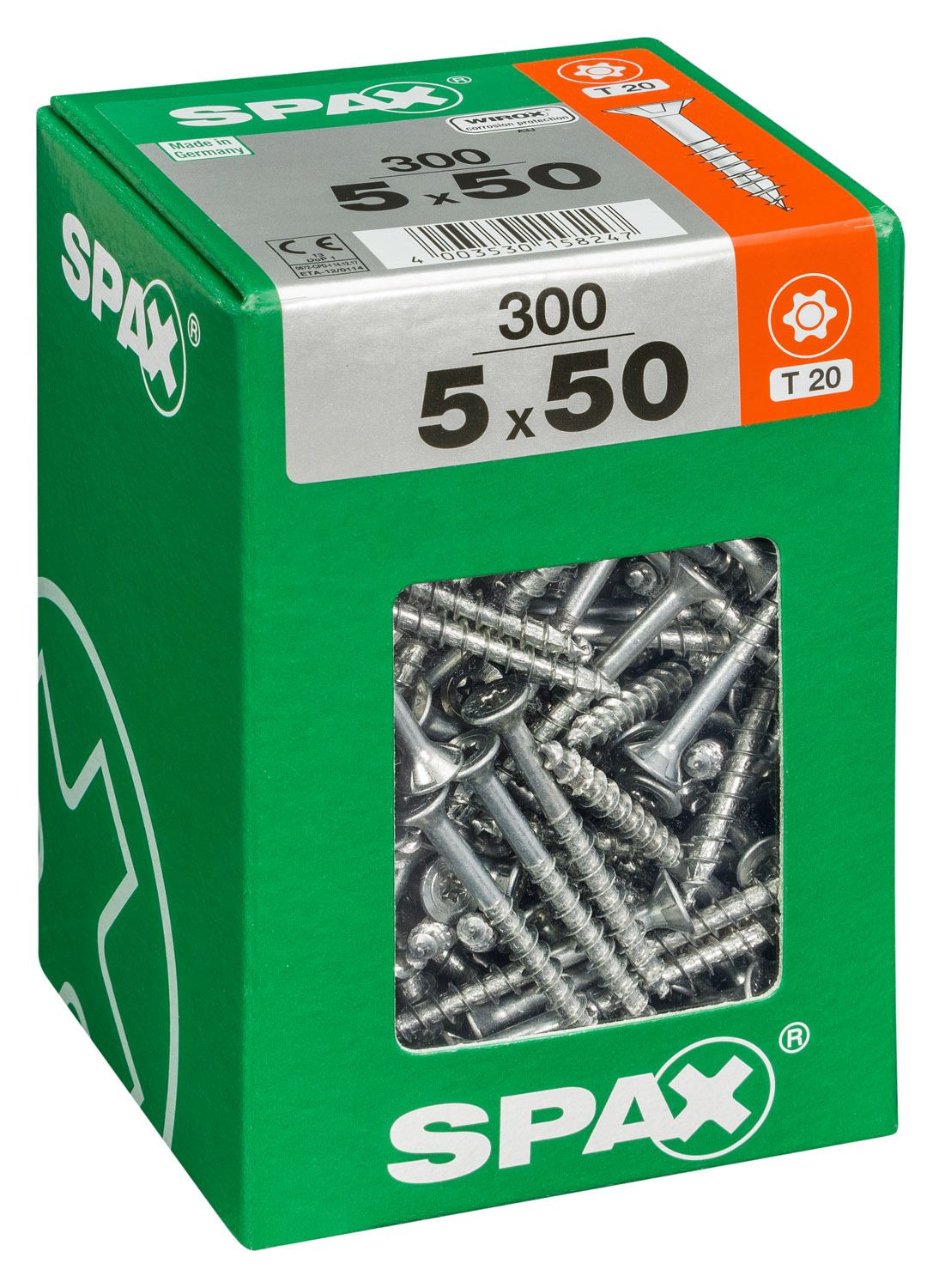 PLANA SPAX T-STAR PLUS T20 WIROX XXL 300 UD.