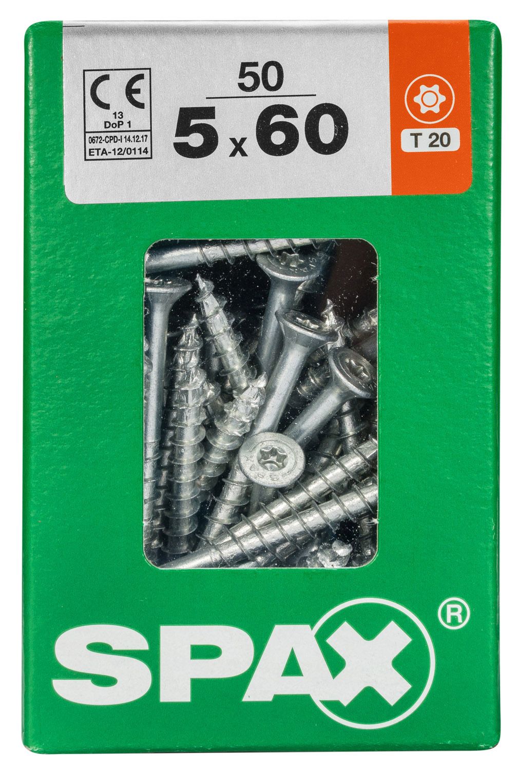 PLANA SPAX T-STAR PLUS T20 WIROX L 50 UD.