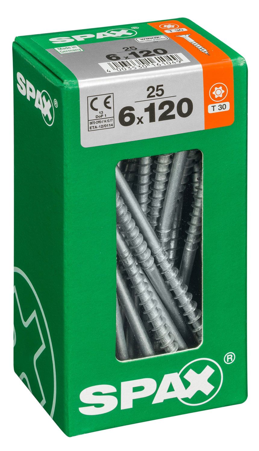 PLANA SPAX T-STAR PLUS T30 WIROX L 25 UD.