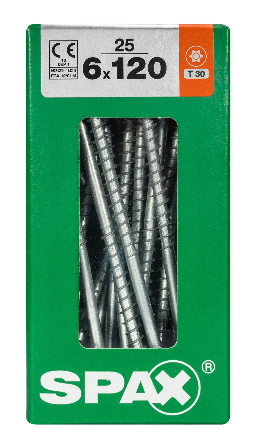 PLANA SPAX T-STAR PLUS T30 WIROX L 25 UD.