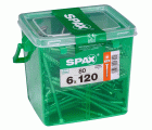 PLANA SPAX T-STAR PLUS T30 WIROX CAJA DE PLÁSTICO CON ASA M 80 UD.