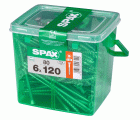 PLANA SPAX T-STAR PLUS T30 WIROX CAJA DE PLÁSTICO CON ASA M 80 UD.