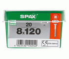 PLANA SPAX T-STAR PLUS T40 WIROX L-STK 20 UD.