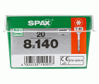 PLANA SPAX T-STAR PLUS T40 WIROX L-STK 20 UD.