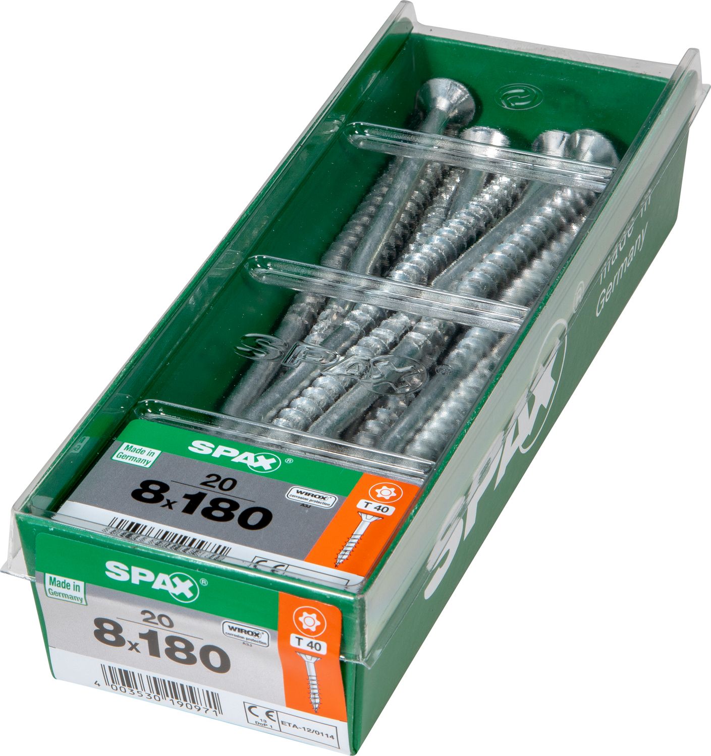 PLANA SPAX T-STAR PLUS T40 WIROX L-STK 20 UD.