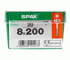 PLANA SPAX T-STAR PLUS T40 WIROX L-STK 20 UD.
