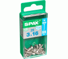 PLANA SPAX T-STAR PLUS T10 A2 INOXIDABLE S 25 UD.