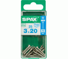 PLANA SPAX T-STAR PLUS T10 A2 INOXIDABLE S 25 UD.