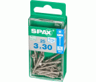 PLANA SPAX T-STAR PLUS T10 A2 INOXIDABLE S 25 UD.