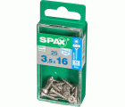 PLANA SPAX T-STAR PLUS T15 A2 INOXIDABLE S 25 UD.