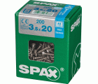 PLANA SPAX T-STAR PLUS T15 A2 INOXIDABLE L 200 UD.