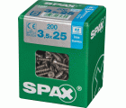 PLANA SPAX T-STAR PLUS T15 A2 INOXIDABLE L 200 UD.