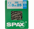 PLANA SPAX T-STAR PLUS T15 A2 INOXIDABLE L 200 UD.