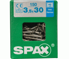 PLANA SPAX T-STAR PLUS T15 A2 INOXIDABLE L 150 UD.
