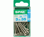 PLANA SPAX T-STAR PLUS T15 A2 INOXIDABLE S 25 UD.