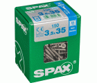 PLANA SPAX T-STAR PLUS T15 A2 INOXIDABLE L 150 UD.