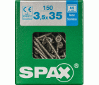 PLANA SPAX T-STAR PLUS T15 A2 INOXIDABLE L 150 UD.