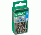 PLANA SPAX T-STAR PLUS T15 A2 INOXIDABLE S 30 UD.