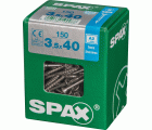 PLANA SPAX T-STAR PLUS T15 A2 INOXIDABLE L 150 UD.