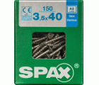 PLANA SPAX T-STAR PLUS T15 A2 INOXIDABLE L 150 UD.