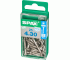 PLANA SPAX T-STAR PLUS T20 A2 INOXIDABLE S 25 UD.