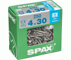 PLANA SPAX T-STAR PLUS T20 A2 INOXIDABLE XL 250 UD.