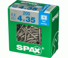 PLANA SPAX T-STAR PLUS T20 A2 INOXIDABLE XL 200 UD.