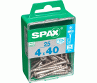 PLANA SPAX T-STAR PLUS T20 A2 INOXIDABLE M 25 UD.
