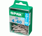 PLANA SPAX T-STAR PLUS T20 A2 INOXIDABLE M 25 UD.