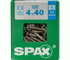 PLANA SPAX T-STAR PLUS T20 A2 INOXIDABLE L 125 UD.