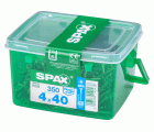 PLANA SPAX T-STAR PLUS T20 A2 INOXIDABLE CAJA DE PLÁSTICO CON ASA S 350 UD.