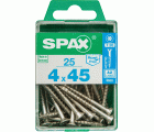 PLANA SPAX T-STAR PLUS T20 A2 INOXIDABLE M 25 UD.
