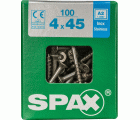 PLANA SPAX T-STAR PLUS T20 A2 INOXIDABLE L 100 UD.