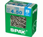 PLANA SPAX T-STAR PLUS T20 A2 INOXIDABLE XL 125 UD.