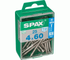 PLANA SPAX T-STAR PLUS T20 A2 INOXIDABLE M 25 UD.