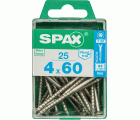 PLANA SPAX T-STAR PLUS T20 A2 INOXIDABLE M 25 UD.