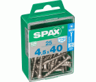 PLANA SPAX T-STAR PLUS T20 A2 INOXIDABLE M 25 UD.