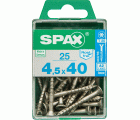 PLANA SPAX T-STAR PLUS T20 A2 INOXIDABLE M 25 UD.