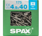 PLANA SPAX T-STAR PLUS T20 A2 INOXIDABLE XL 175 UD.